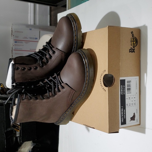 Doc Martens Dark Brown 1460 Serena J Boots